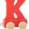 Train de lettres en couleur K