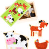 Boîte de puzzle Animaux de la ferme