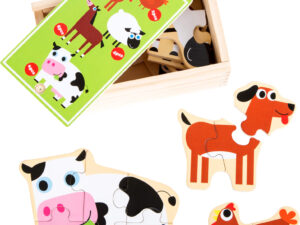 Boîte de puzzle Animaux de la ferme