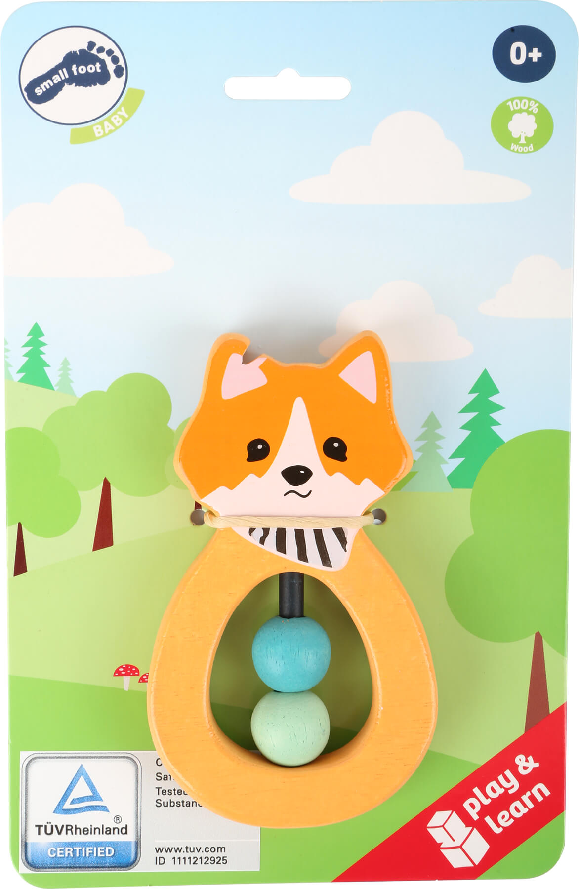 Jouet d'éveil Renard "Lex"