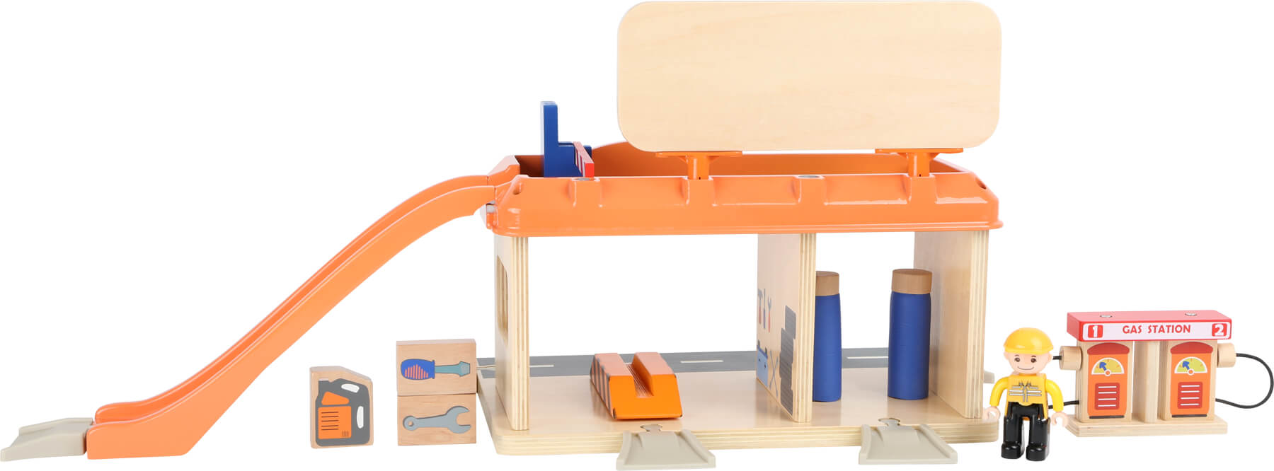 10901_legler_small_foot_Autowerkstatt_mit_Tankstelle_FSC_c