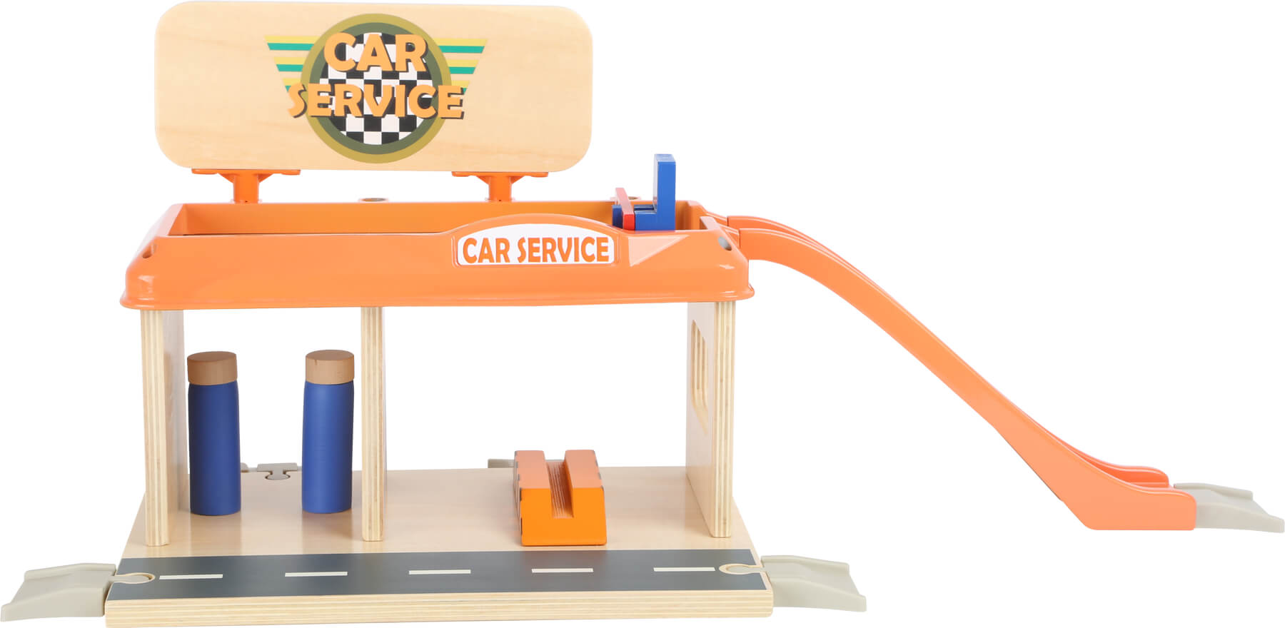 10901_legler_small_foot_Autowerkstatt_mit_Tankstelle_FSC_e