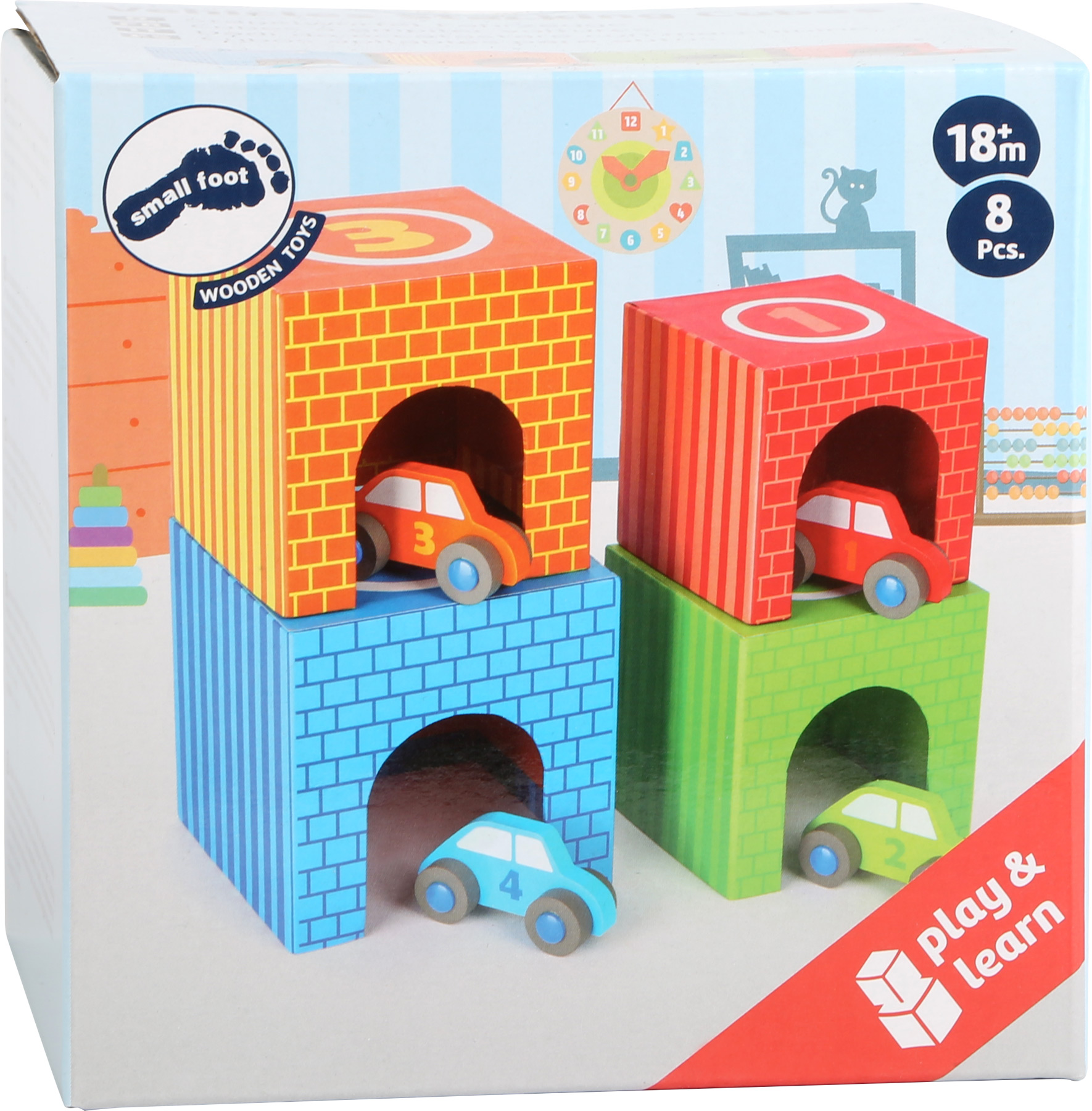 Cubes à empiler Voitures Cubes à empiler Voitures