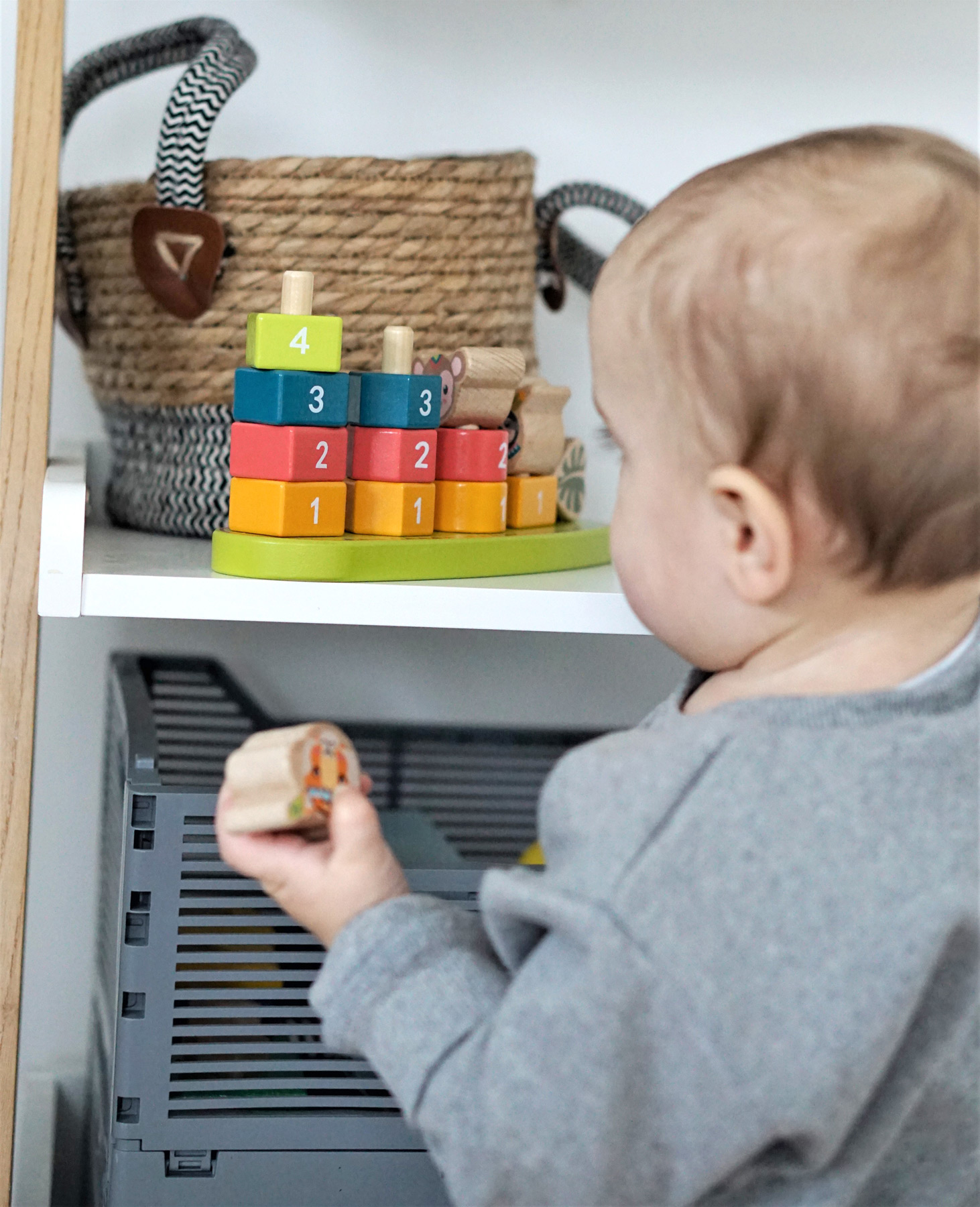 Jeu à empiler avec chiffres "Jungle" Jeu à empiler avec chiffres "Jungle"