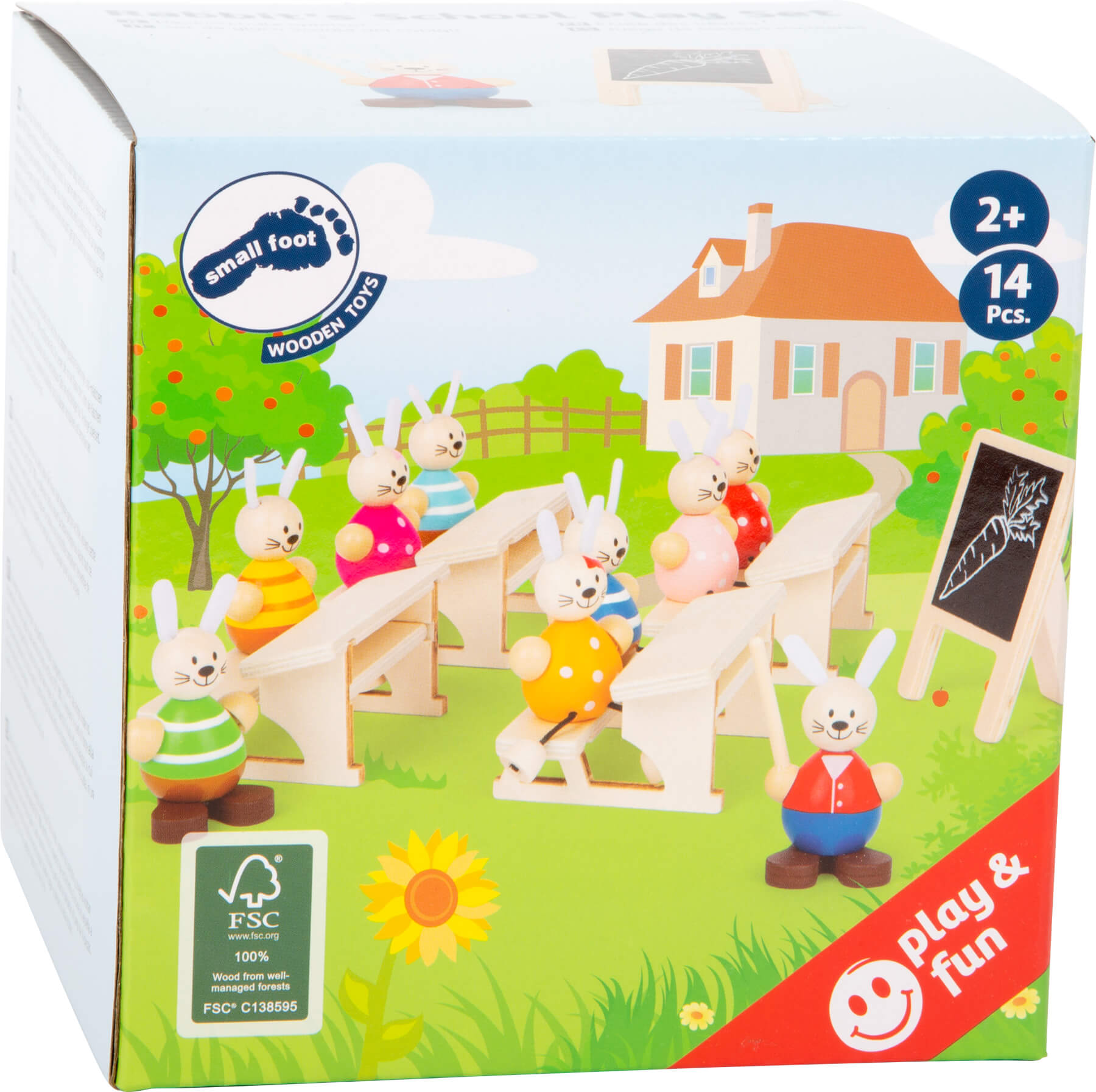 Set de jeu L'école des lapins Set de jeu L'école des lapins
