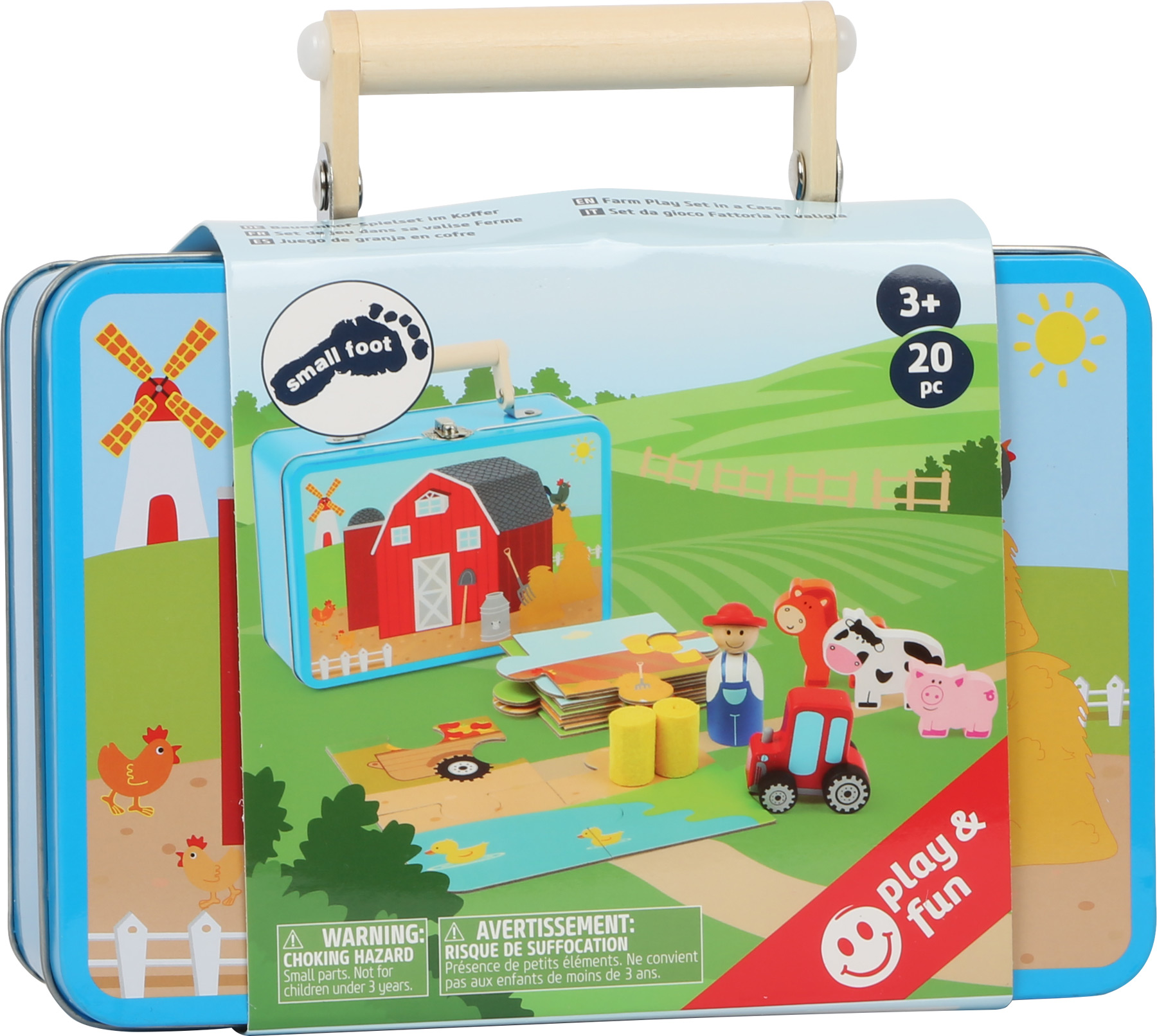 Set de jeu dans sa valise Ferme Set de jeu dans sa valise Ferme