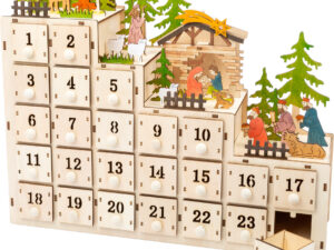 Calendrier de l'Avent Crèche de Noël