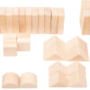 Blocs de construction Naturel 50 pcs. dans le sac