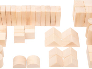 Blocs de construction Naturel 50 pcs. dans le sac