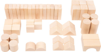 Blocs de construction Naturel 50 pcs. dans le sac