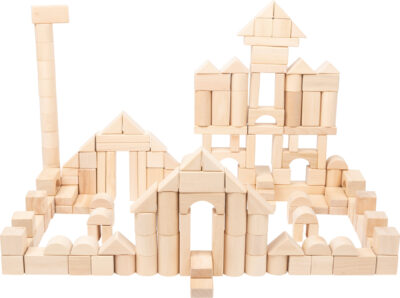 Blocs de construction Naturel 200 pcs. dans le sac