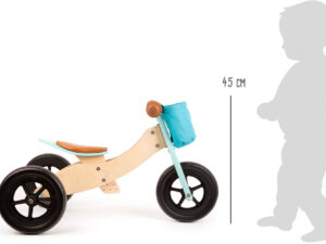 Draisienne-Tricycle 2 en 1 Maxi Turquoise