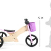 Draisienne-Tricycle 2 en 1 Rose