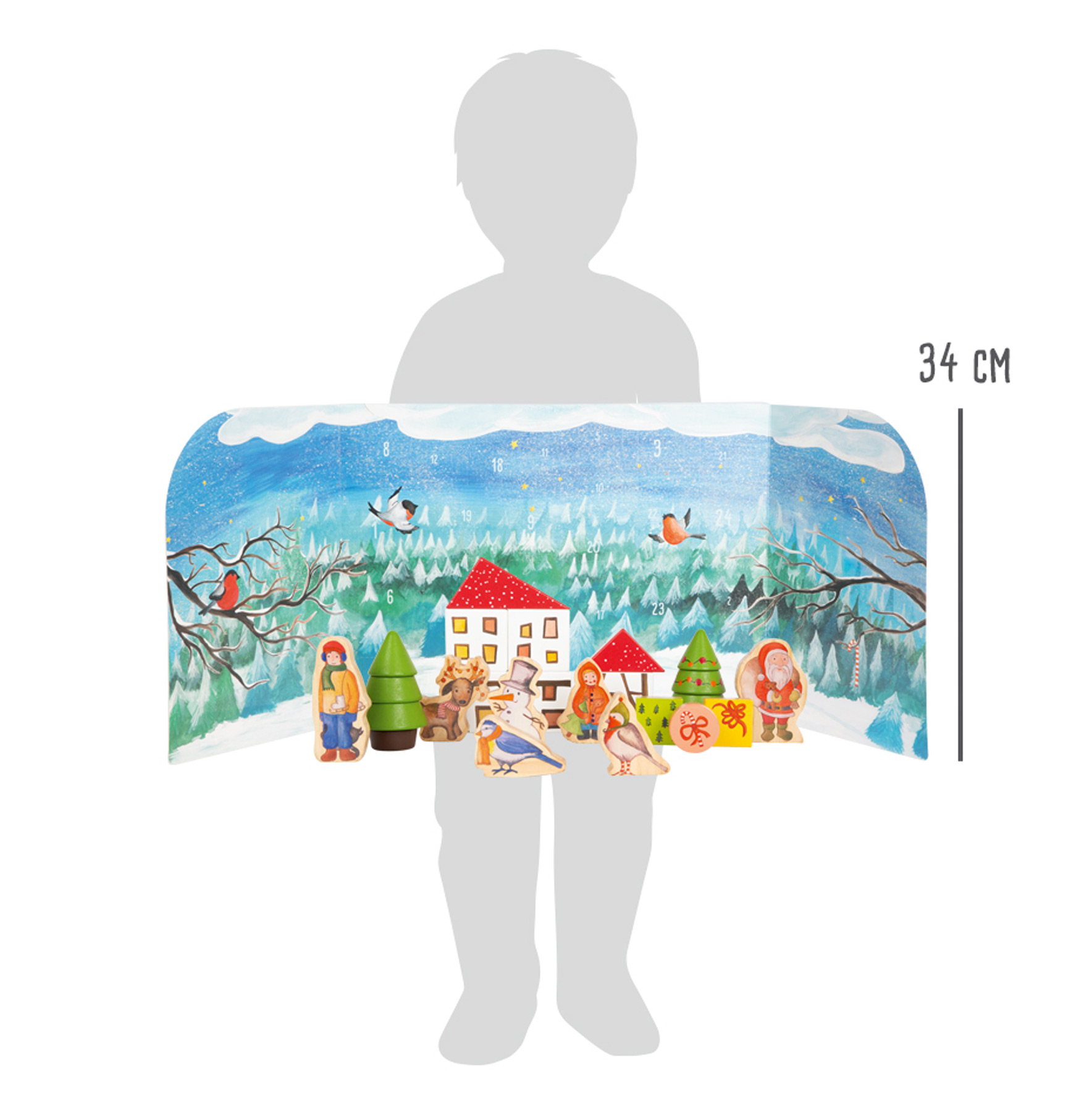 Calendrier de l'Avent Forêt d'hiver Calendrier de l'Avent Forêt d'hiver