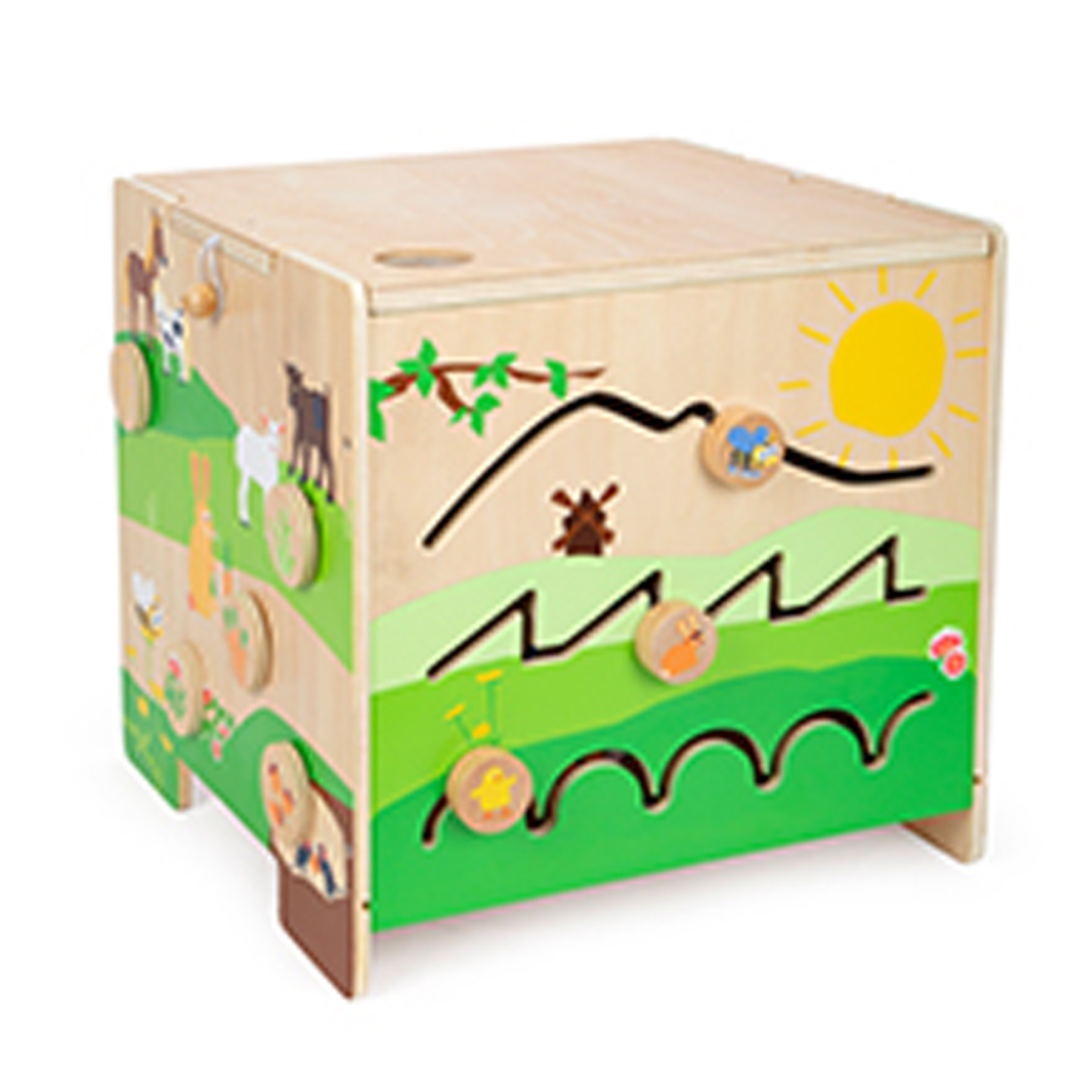 Cube de motricité La vie à la campagne Cube de motricité La vie à la campagne