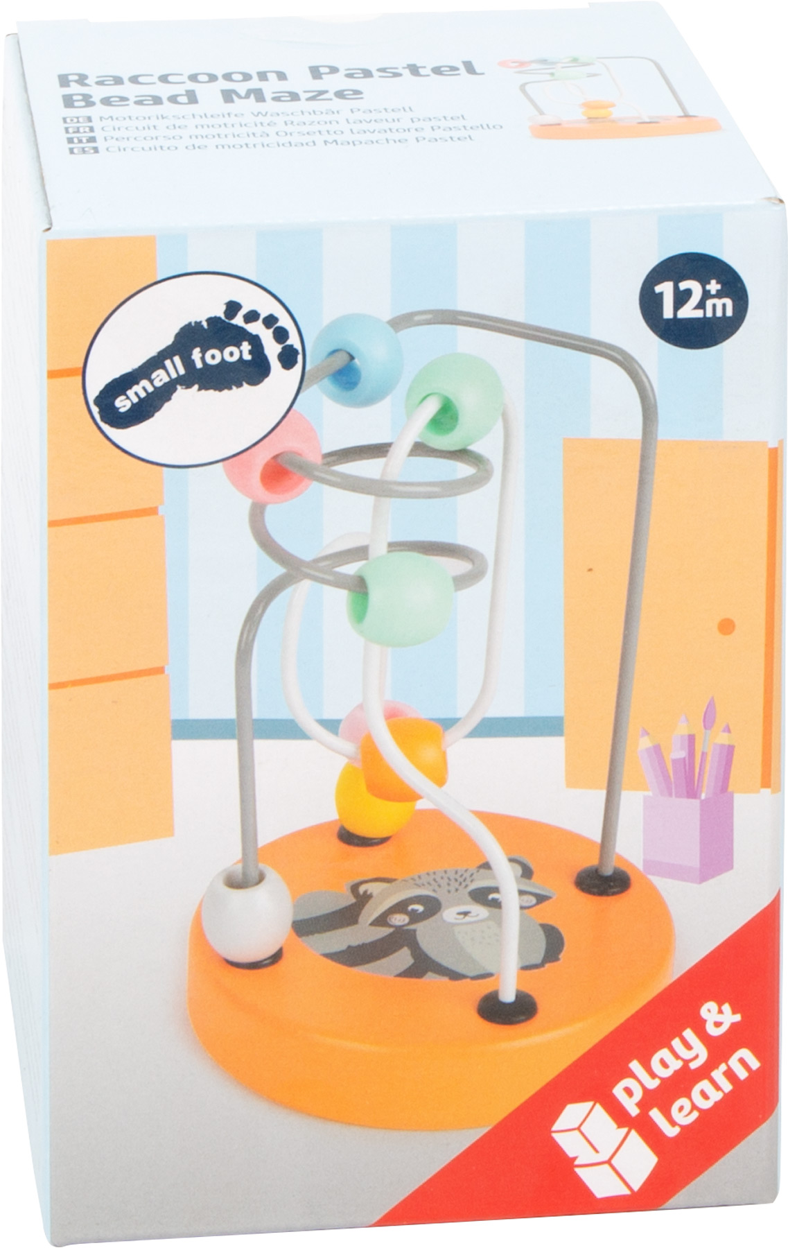 11764_legler_small_foot_Motorikschleife_Waschbaer_Pastell_Verpackung