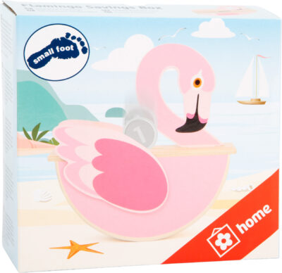 Tirelire flamant rose