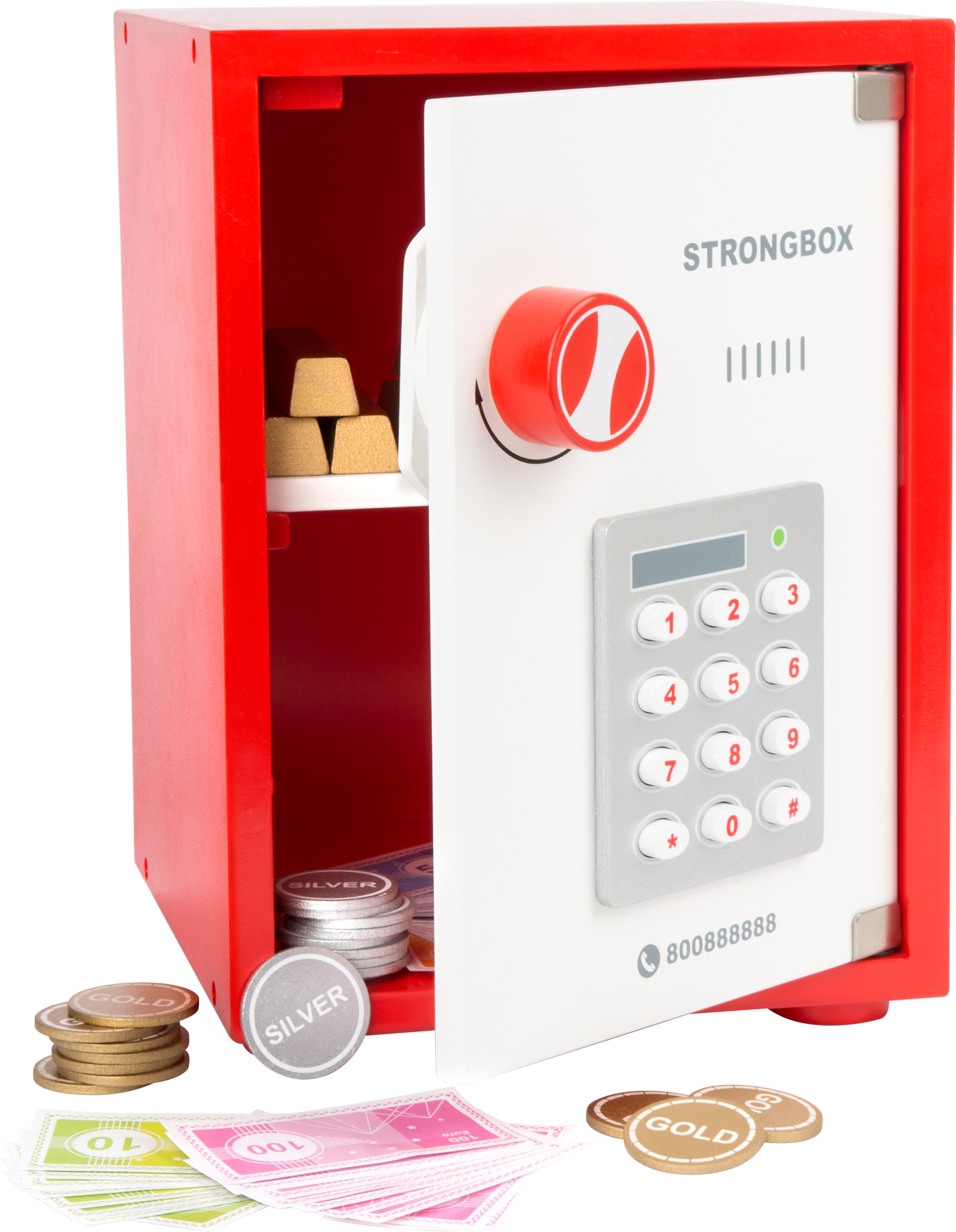 Coffre-fort avec argent à jouer Coffre-fort avec argent à jouer