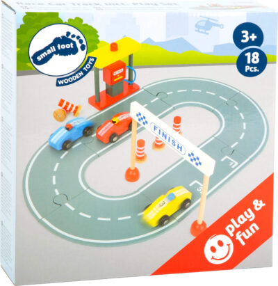 Piste de course automobile avec kit de jeu