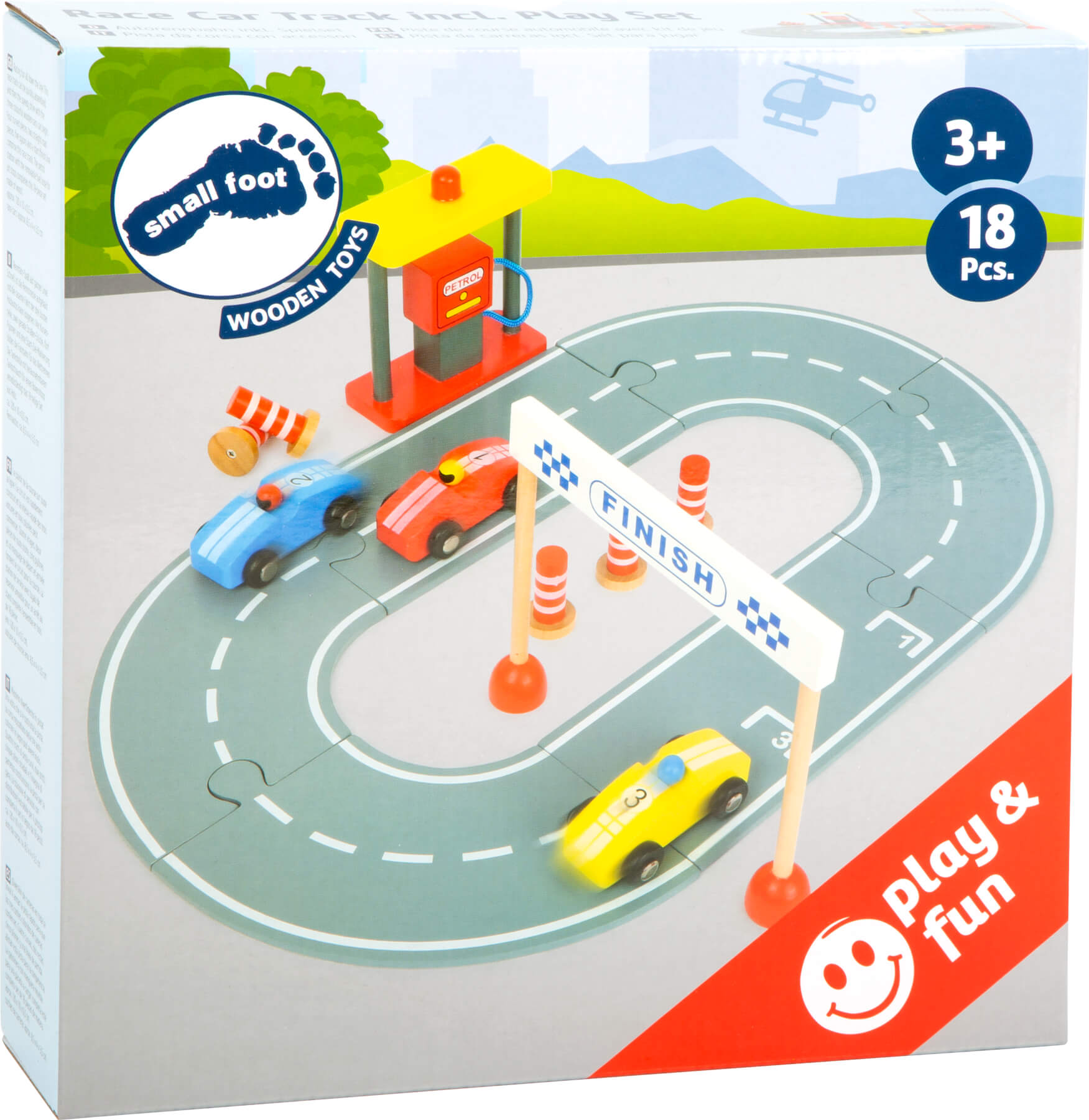 Piste de course automobile avec kit de jeu Piste de course automobile avec kit de jeu