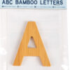 Lettres alphabet en bambou A