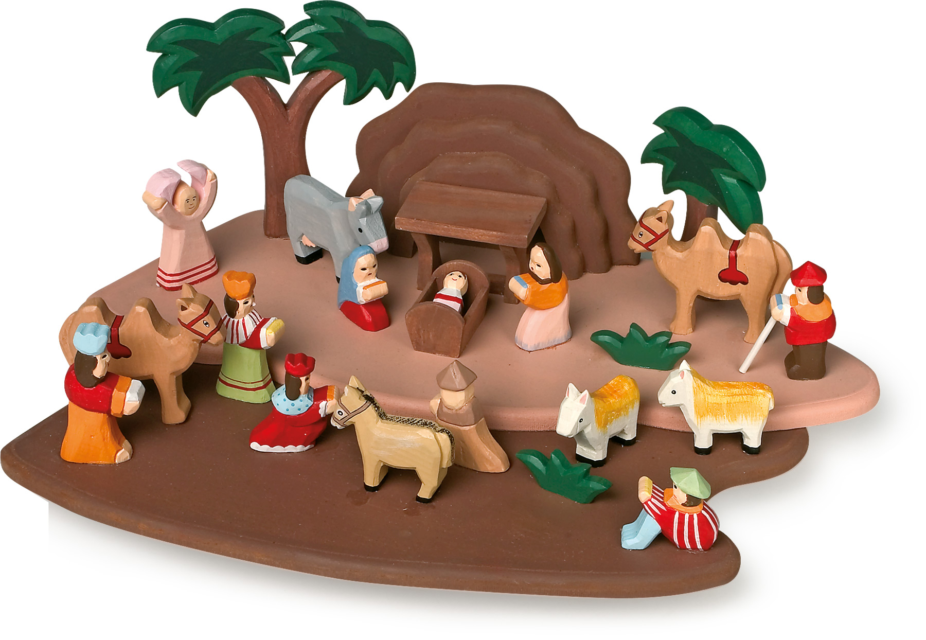Crèche de Noël en bois Crèche de Noël en bois