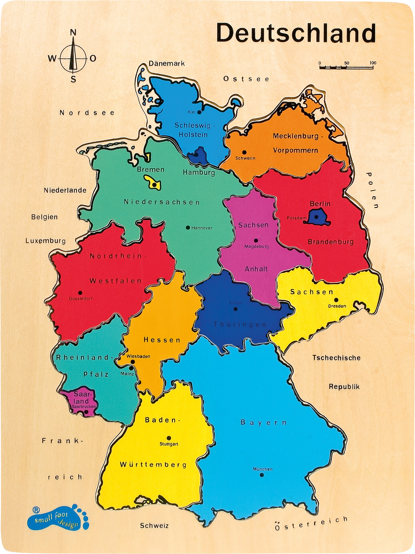 Puzzle en bois Allemagne Puzzle en bois Allemagne