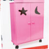 Armoire de poupée Rose fluo