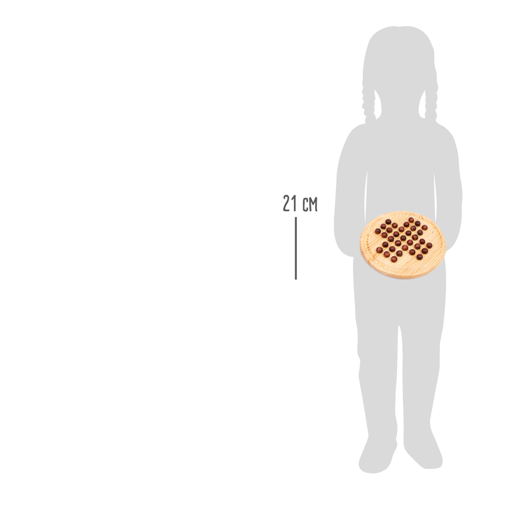 Solitaire Bille de bois Solitaire Bille de bois