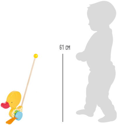 Animal à pousser Canard dandinant «Tine»