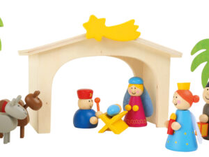 Crèche en bois - set de jeu