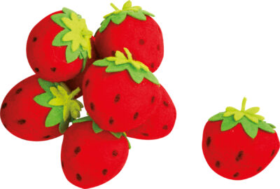 Fraises en feutre