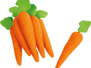 Carottes en feutre