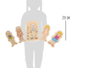 Puzzle à étages Anatomie Fille