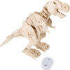 Kit en bois Dino-robot T-Rex avec télécommande