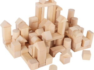 Blocs de construction Naturel 100 pcs. dans le sac