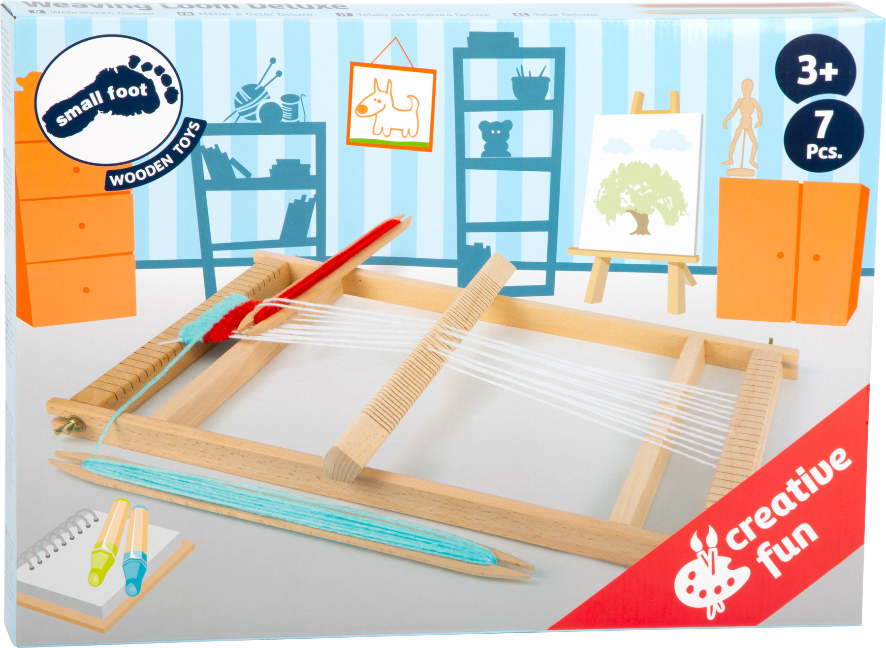 7490_legler_small_foot_Webrahmen_Deluxe_Verpackung